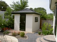 Schuur in style van het chalet